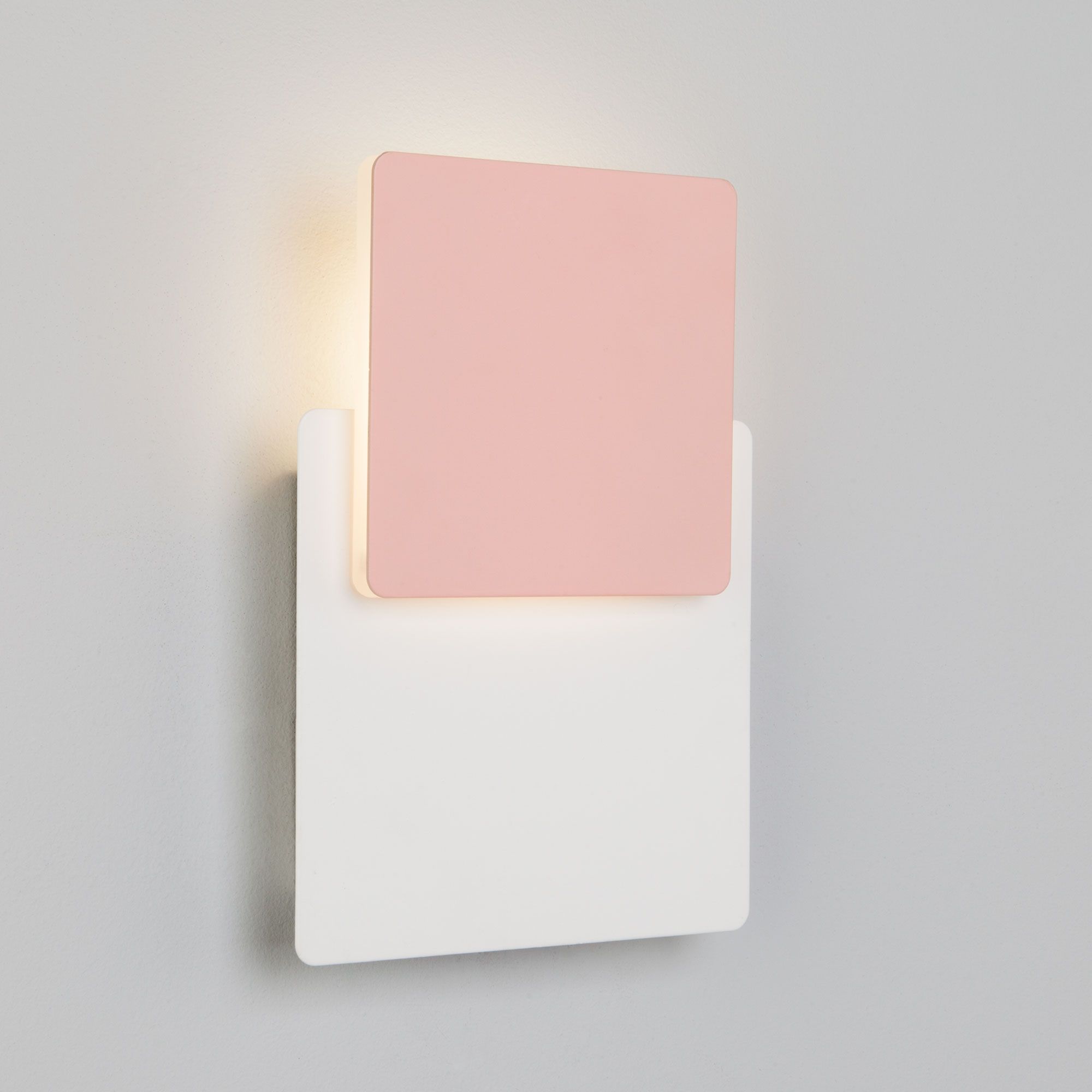 Настенный светодиодный светильник белый/розовый 40136/1