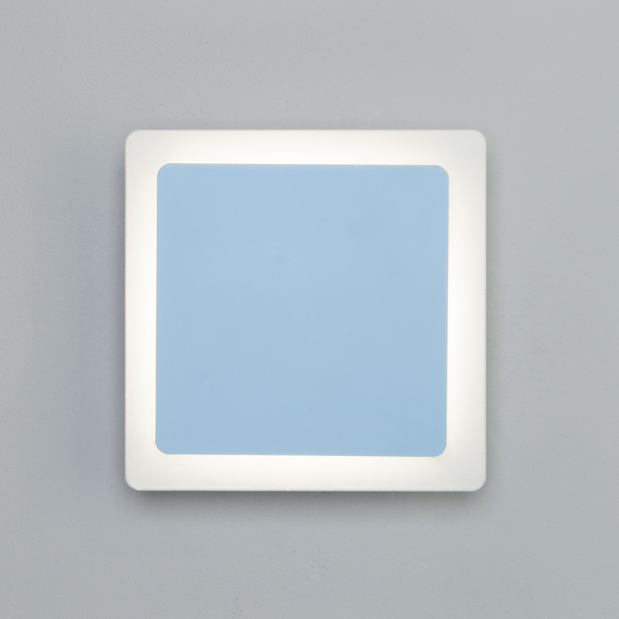 Настенный светодиодный светильник белый/голубой 40136/1
