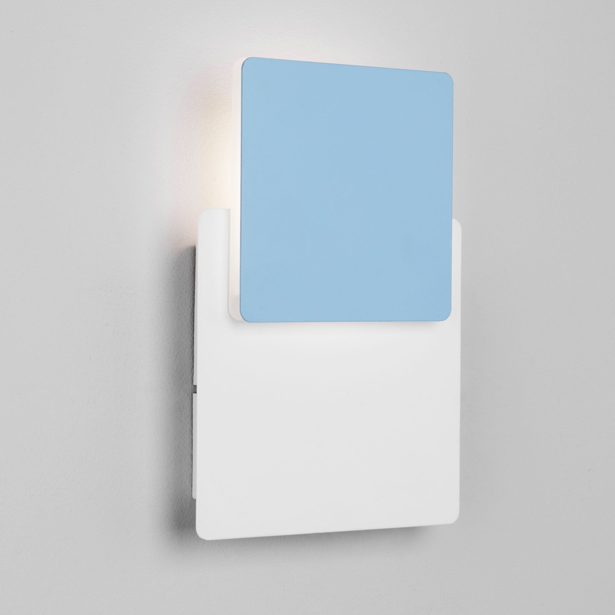 Настенный светодиодный светильник белый/голубой 40136/1