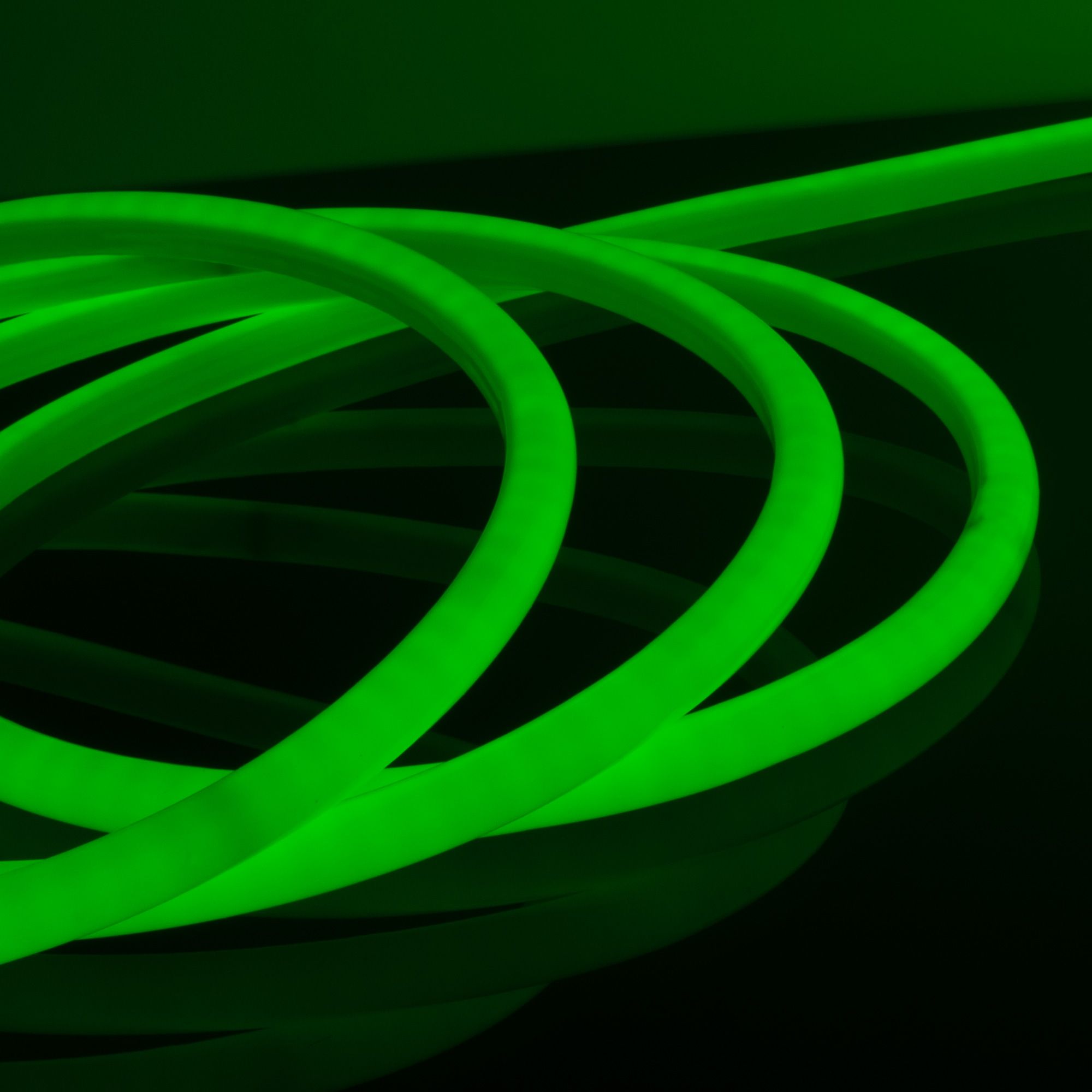 Комплект круглого гибкого неона зеленый 10 м 9,6&nbsp;Вт/м 144 LED 2835 IP67 16 мм LS003 220V