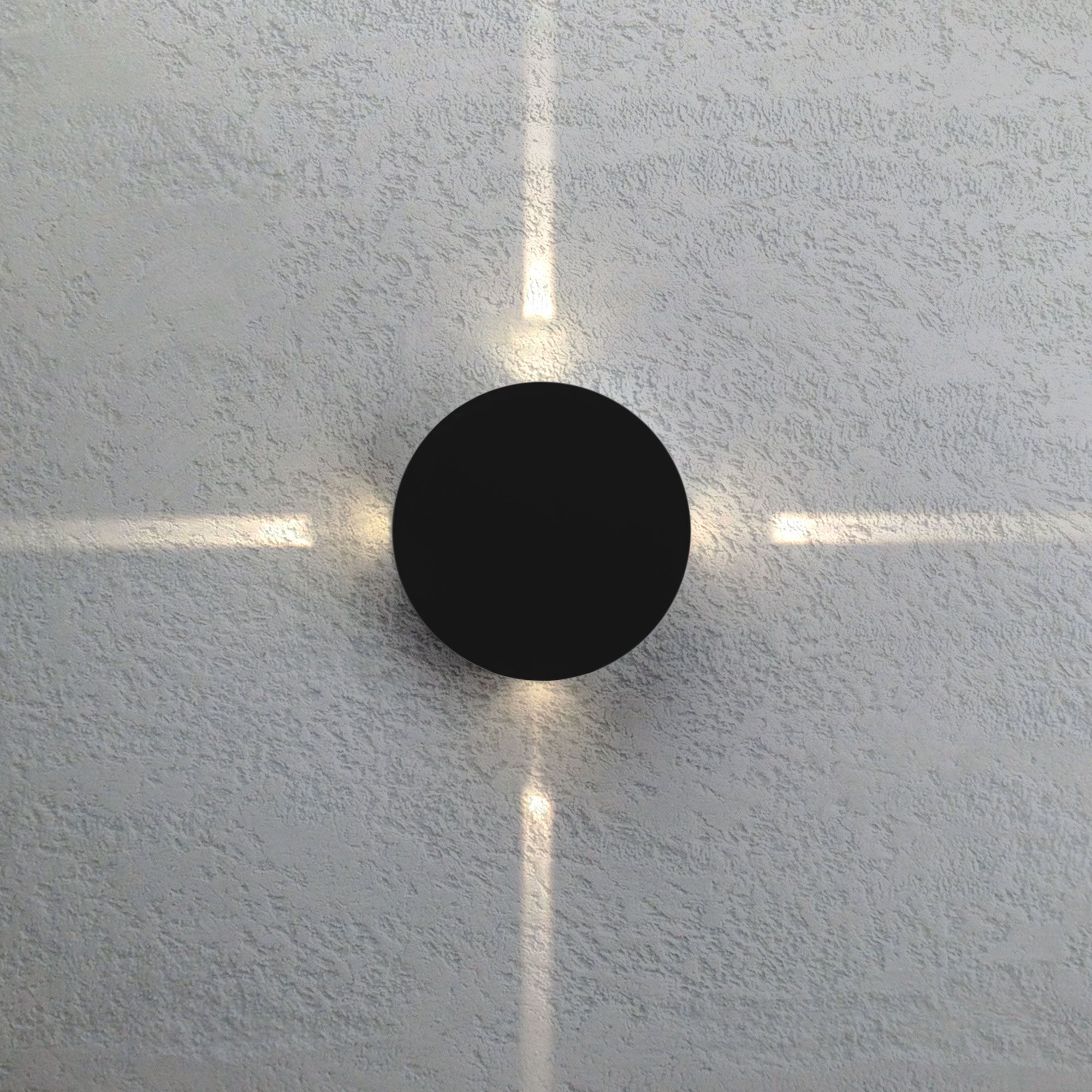 Beam черный уличный настенный светодиодный светильник 1545 TECHNO LED