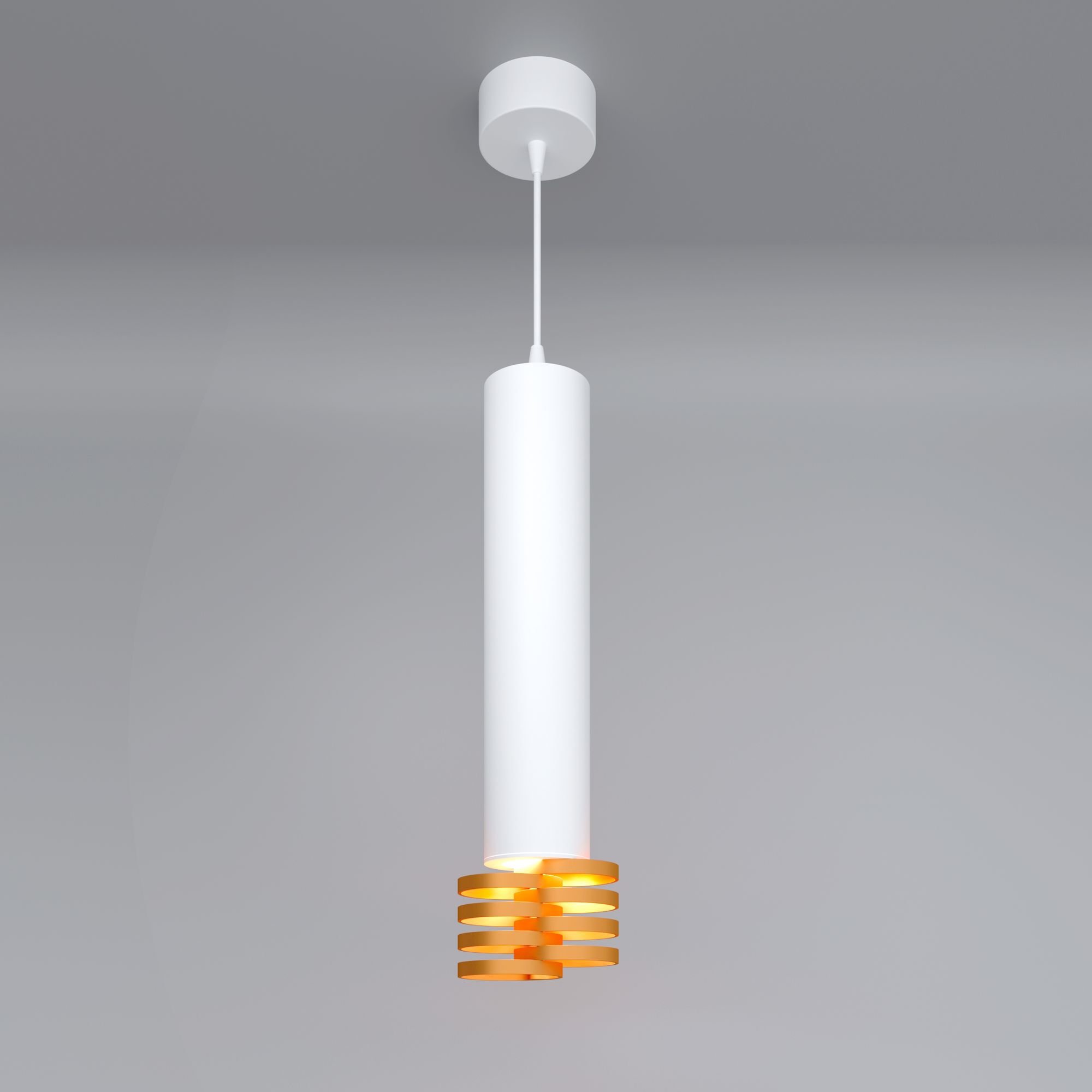 Подвесной светильник белый / золото DLN103 GU10