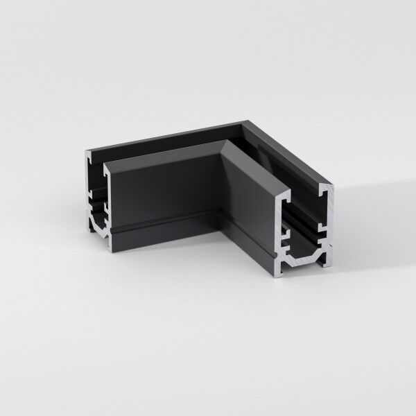 Mini Magnetic Коннектор угловой для накладного шинопровода черный 85179/00