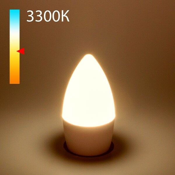 Светодиодная лампа "Свеча" СD 6W 3300K E27 BLE2760