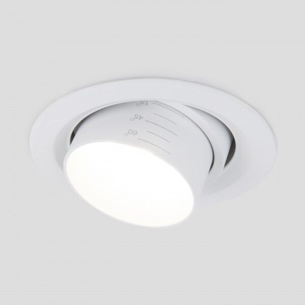 Встраиваемый светодиодный светильник с регулировкой угла освещения Zoom 15W 4200K белый 9920 LED