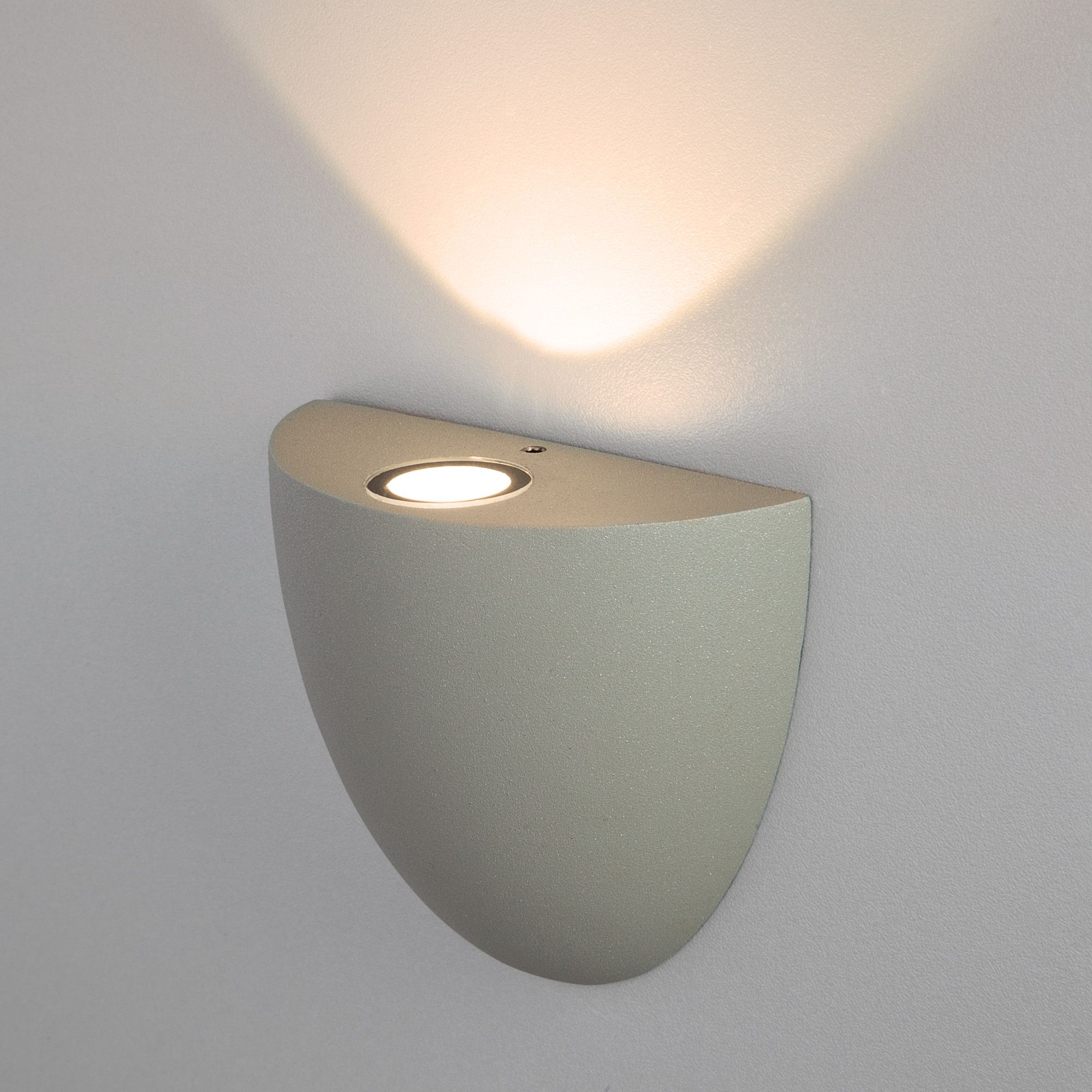 Rongo алмазный серый уличный настенный светодиодный светильник 1610 TECHNO LED