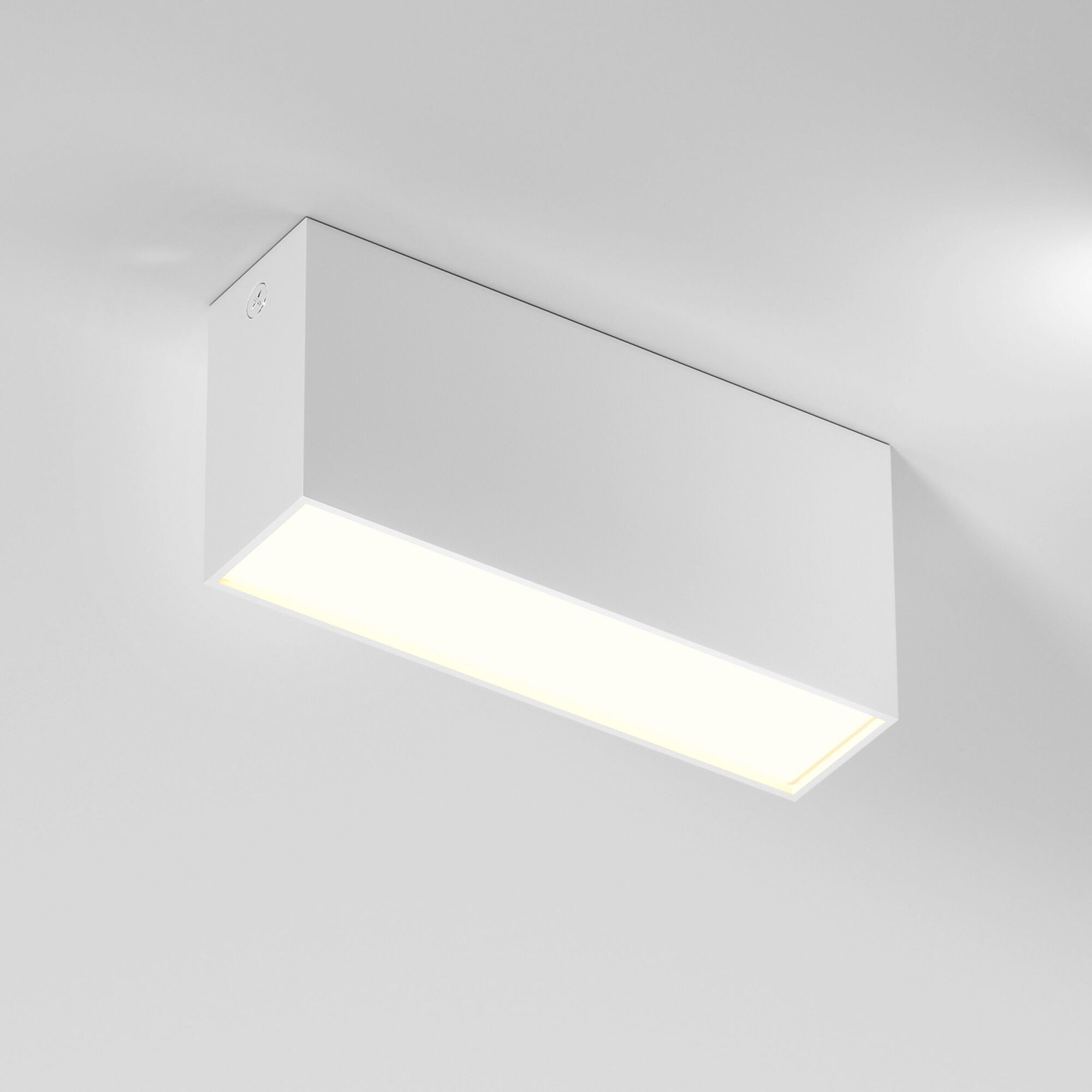 Светильник потолочный светодиодный 10W 3000K белый Block 25109/LED