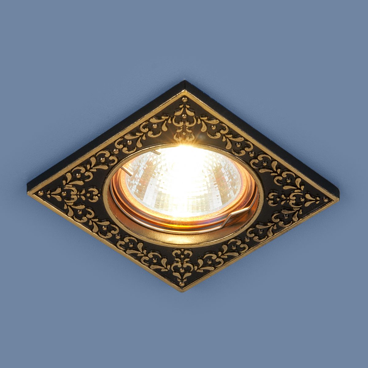 Точечный светильник 120071 MR16 BK/GD черный/золото