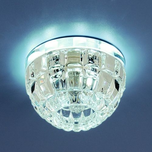 Точечный светильник со светодиодной подсветкой 7246 G9 CH/CL хром/прозрачный