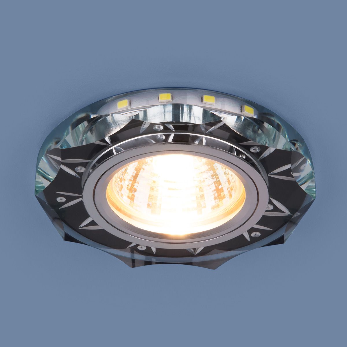 Точечный светодиодный светильник 8356 MR16 CL/BK прозрачный/черный