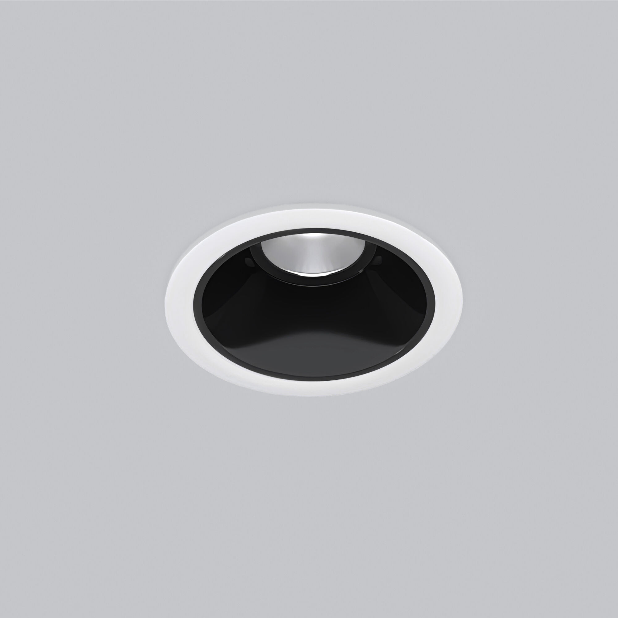 Встраиваемый светодиодный светильник 8W 4200K белый/чёрный жемчуг 25081/LED