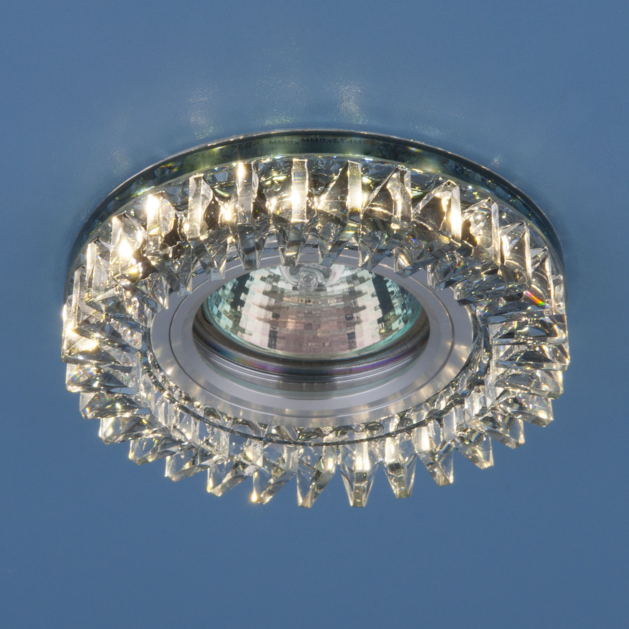 Встраиваемый точечный светильник с LED подсветкой 2216 MR16 SBK дымчатый
