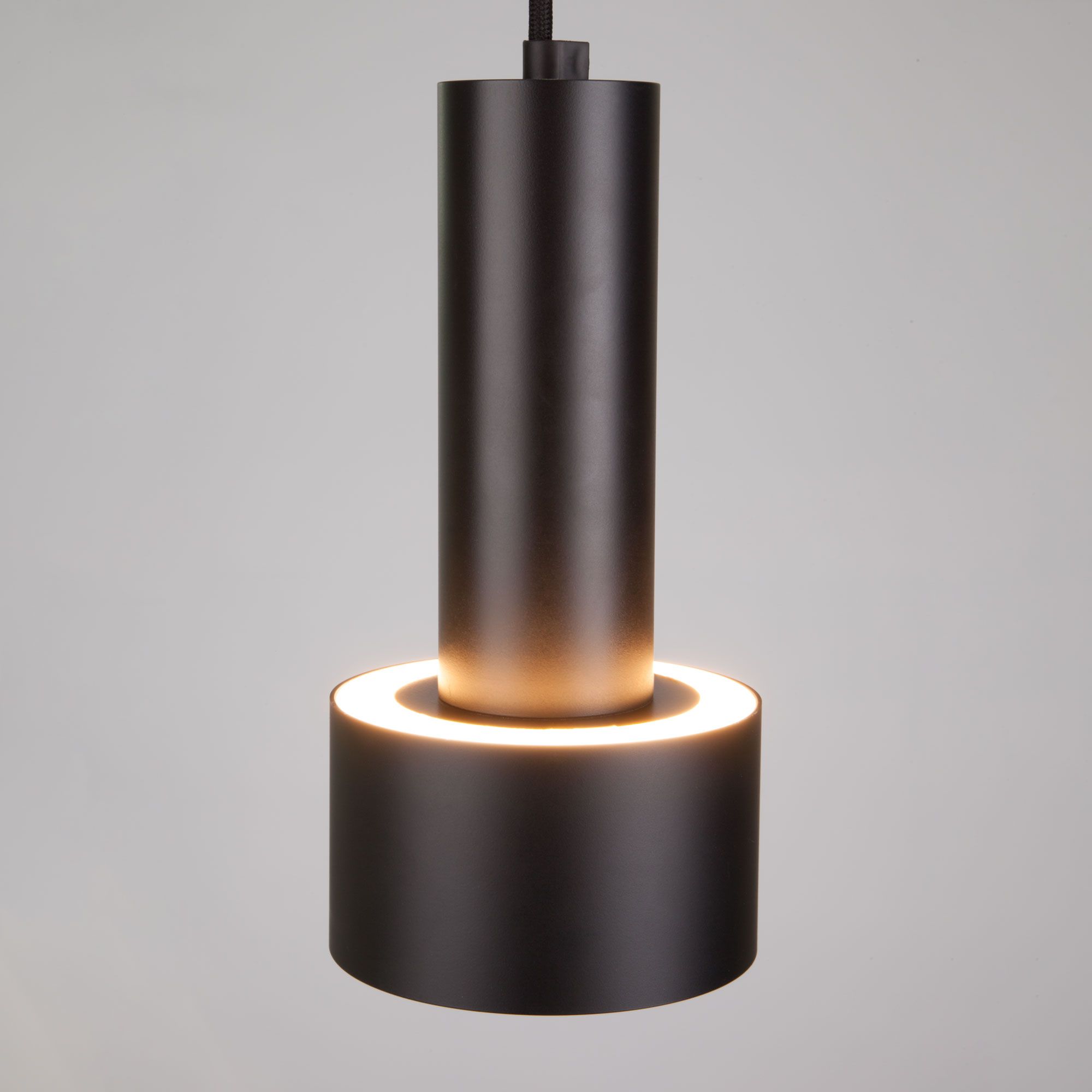 Подвесной светодиодный светильник 50134/1 LED черный/золото