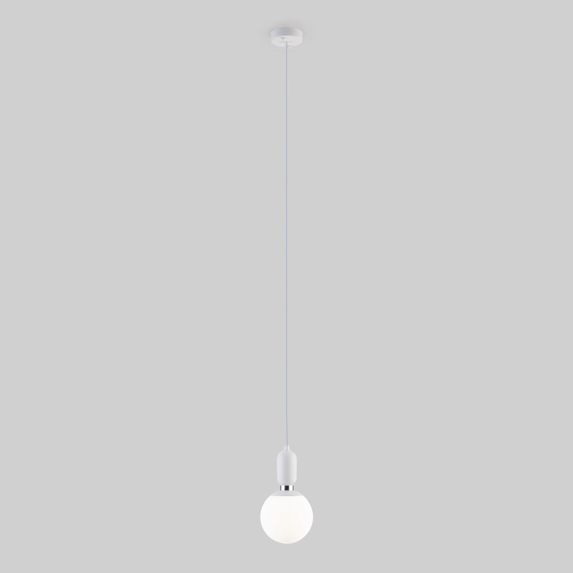 Подвесной светильник с длинным тросом 1,8м 50158/1 белый