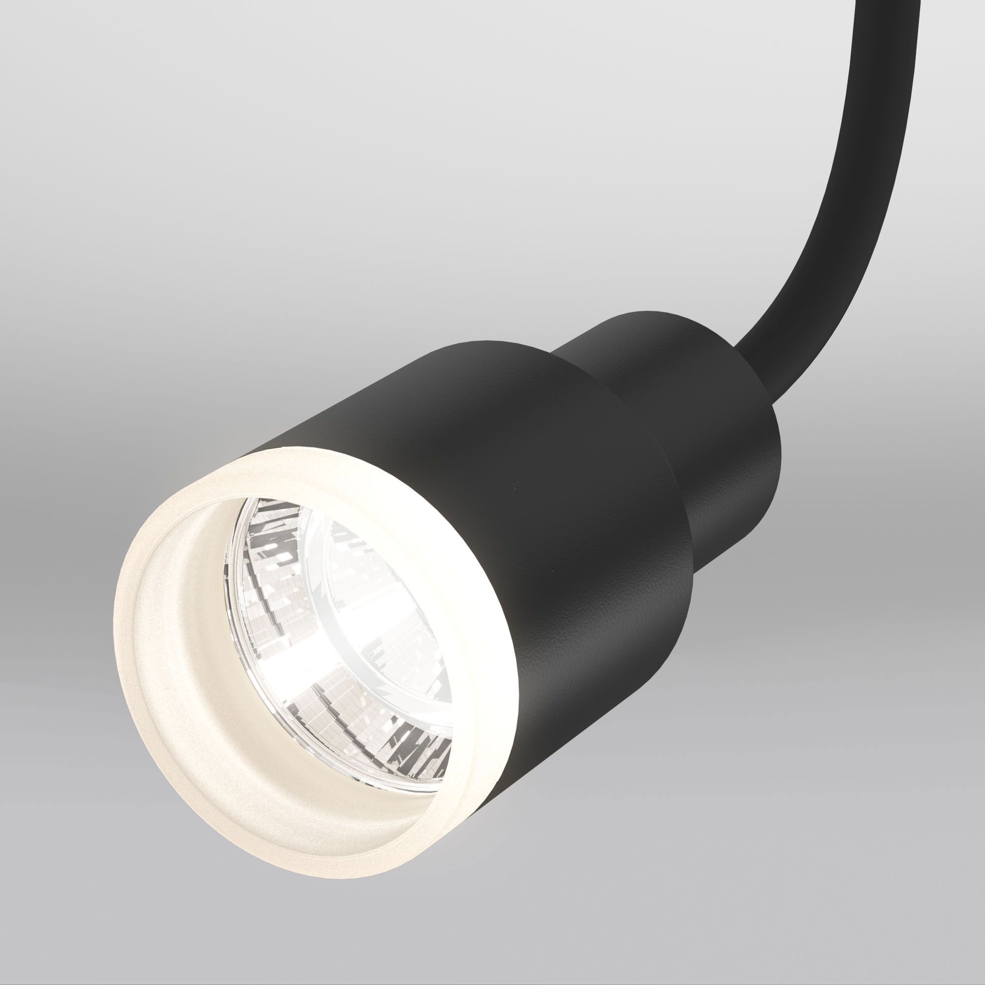 Трековый светодиодный светильник для однофазного шинопровода Molly Flex Черный 7W 4200K LTB38