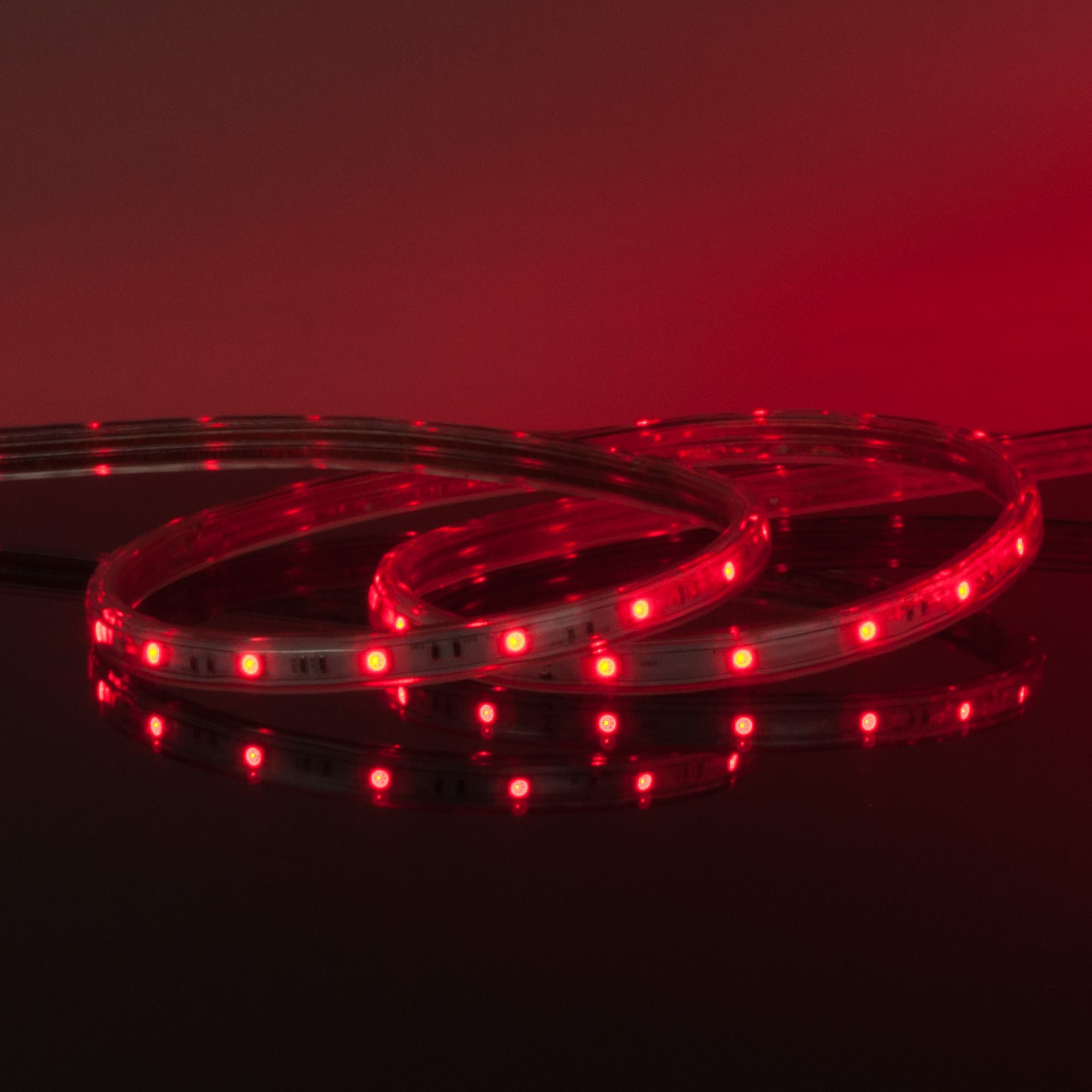 Комплект светодиодной ленты красной 10 м 4,4&nbsp;Вт/м 60 LED 3528 IP65 LSTR001 220V 4,4W IP65