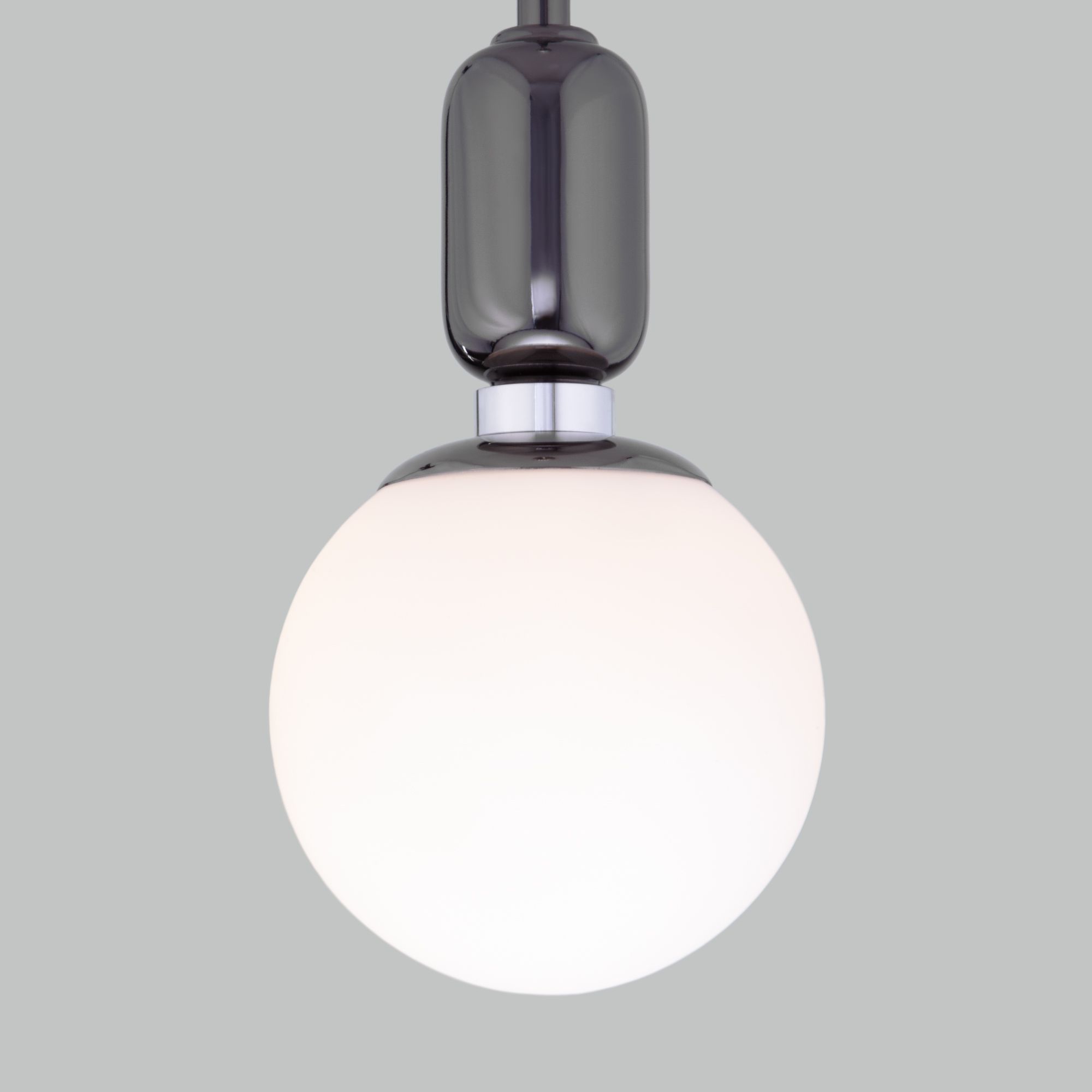 Подвесной светильник со стеклянным плафоном 50151/1 черный жемчуг