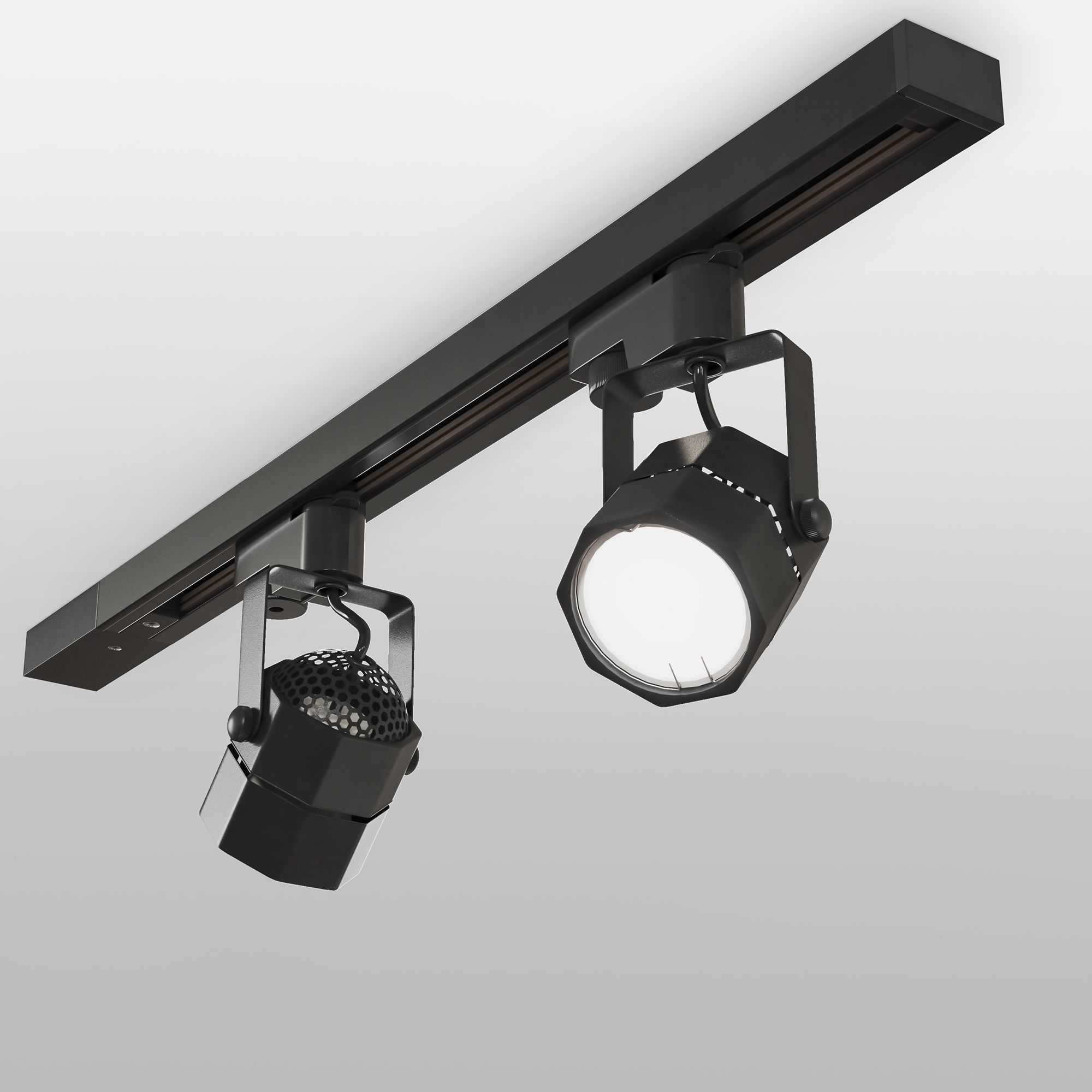 Basic System Трековый светильник GU10 Robi (Черный) MRL 1004