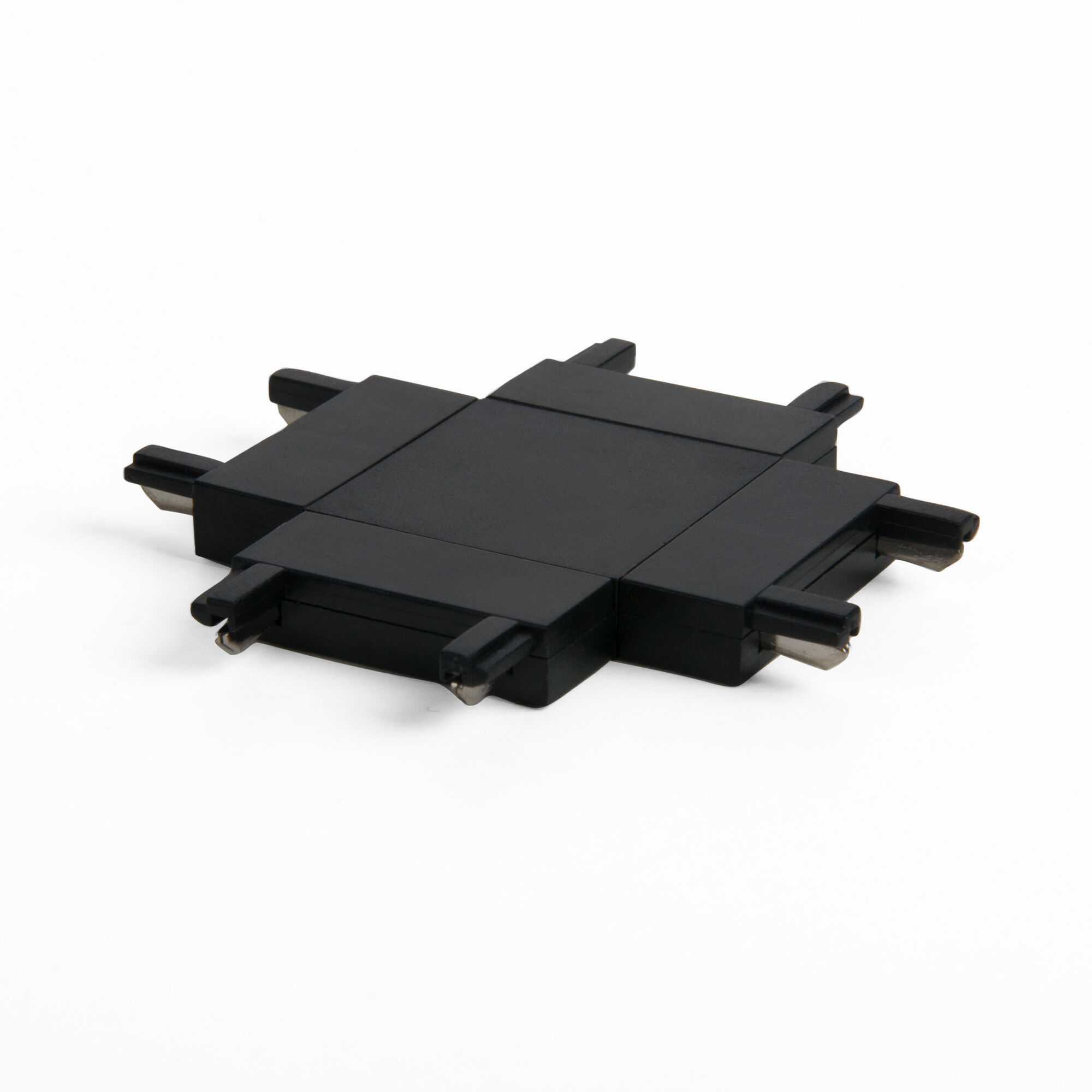 Flat Magnetic Четырёхсторонний соединитель для накладного шинопровода чёрный 85003/00
