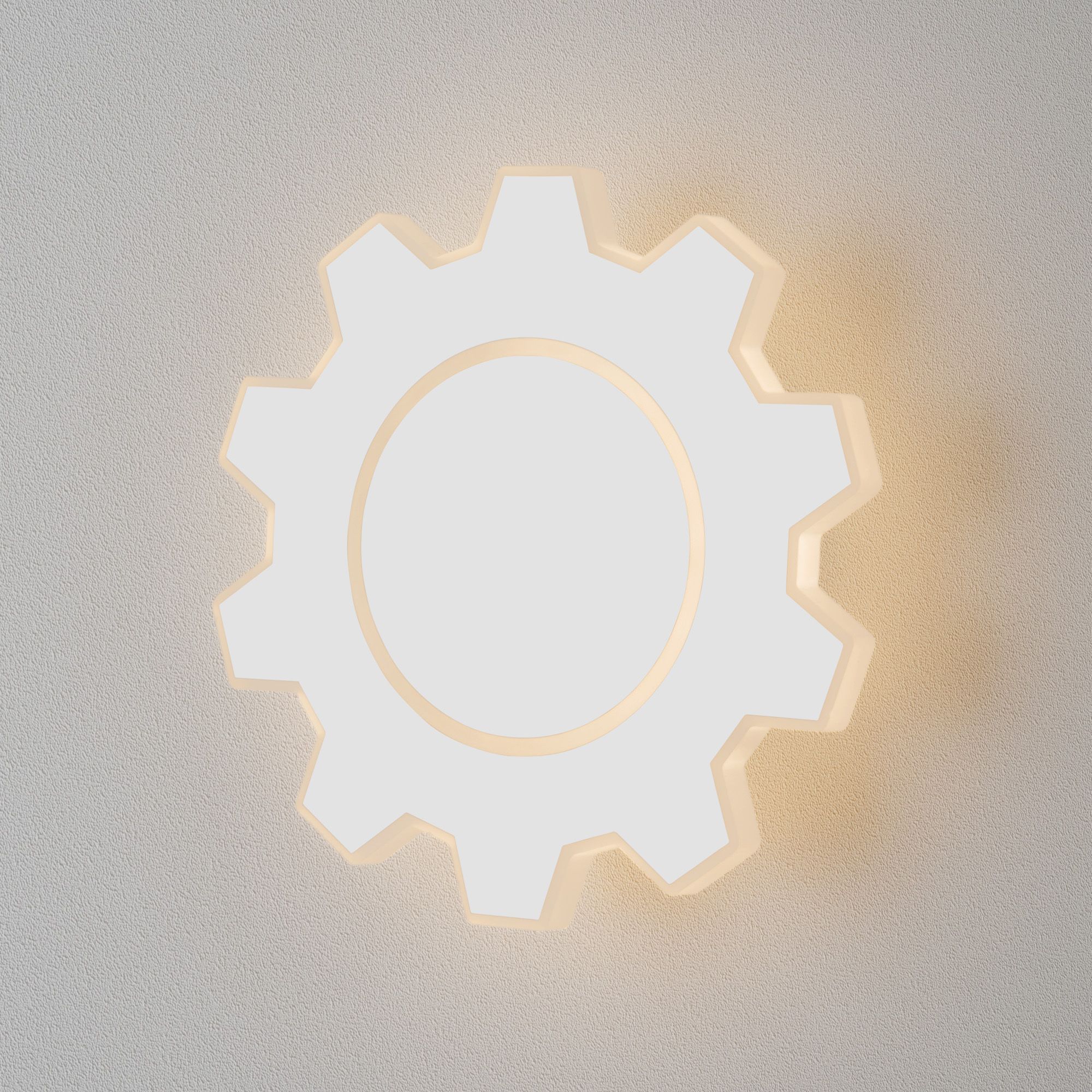 Настенный светодиодный светильник Gear M LED белый MRL LED 1095 белый