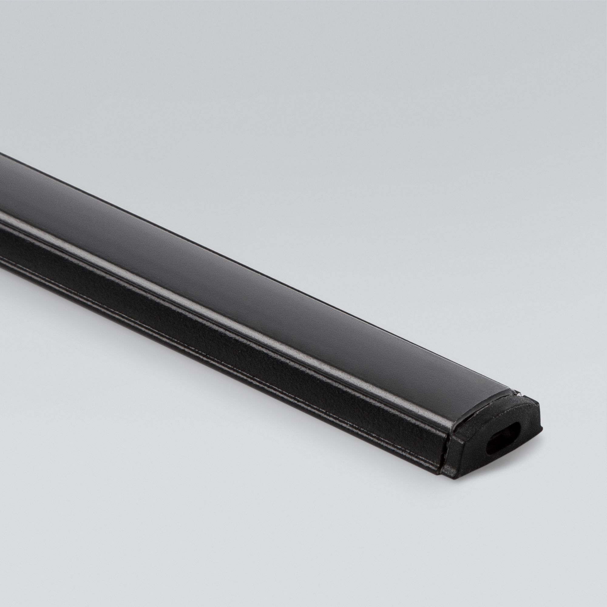 Гибкий алюминиевый профиль черный/черный для светодиодной ленты LL-2-ALP012