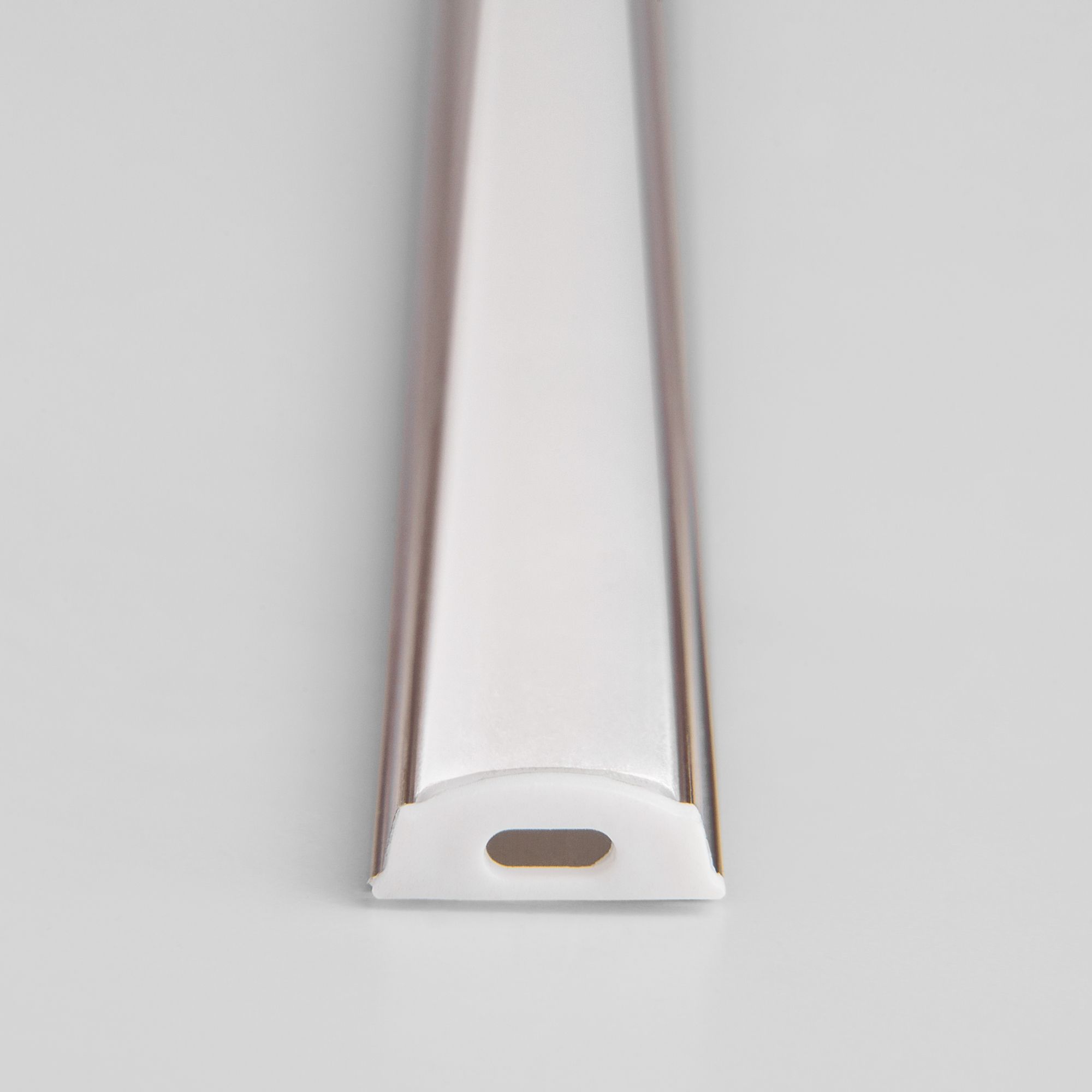 Гибкий алюминиевый профиль латунь/белый для светодиодной ленты LL-2-ALP012
