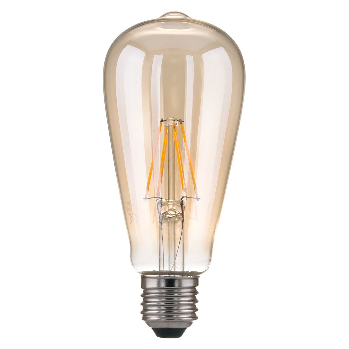 Филаментная светодиодная лампа ST64 6W 3300K E27 Classic FD 6W 3300K E27