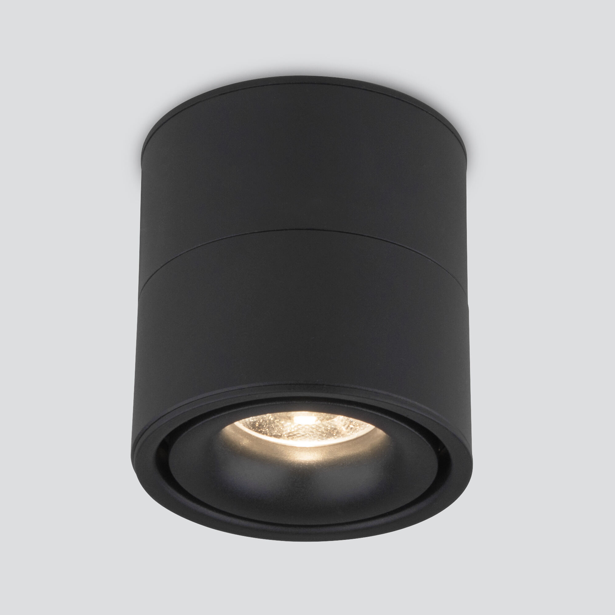 Накладной светодиодный светильник 15W 3000K черный матовый DLR031