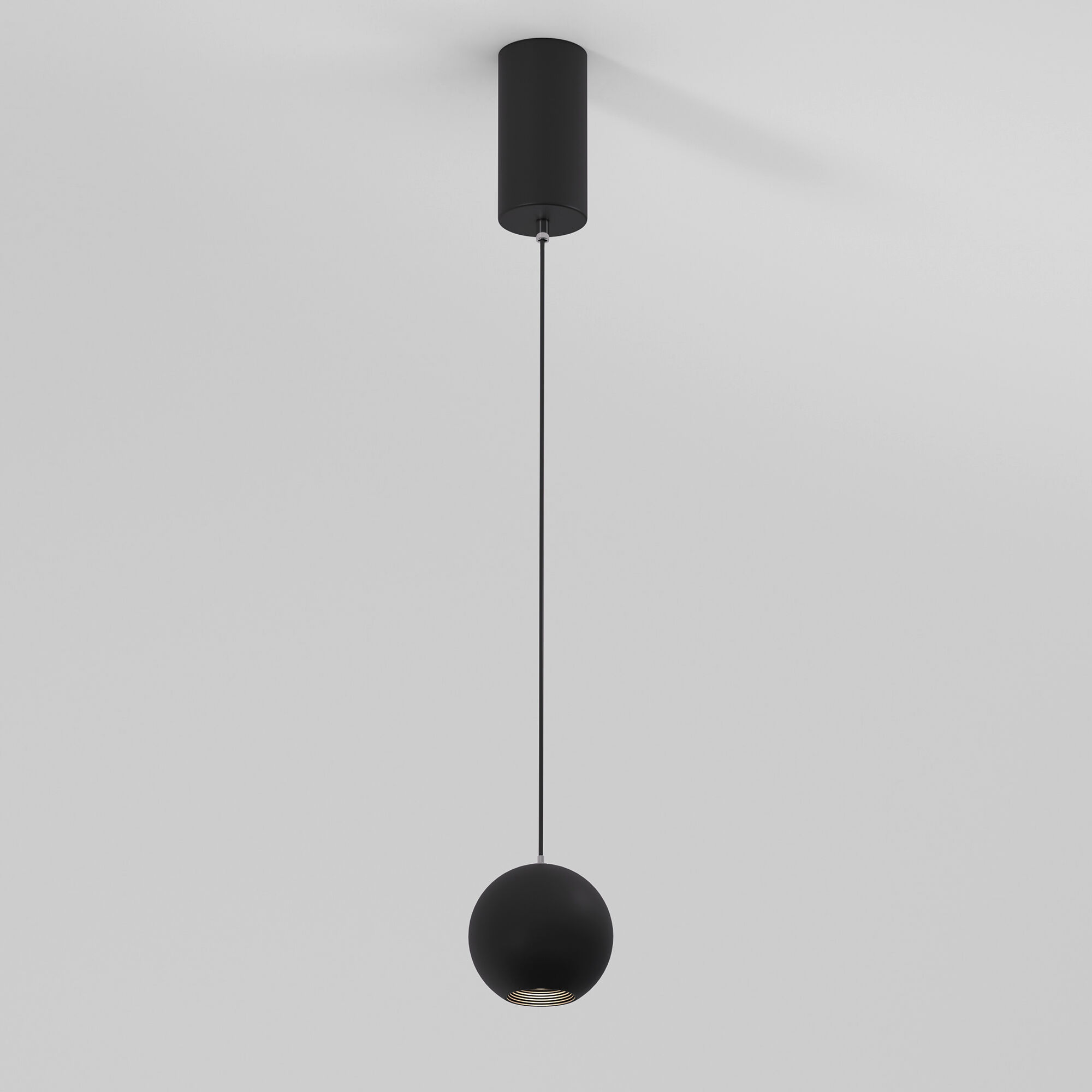 Подвесной светодиодный светильник Giro черный 50215/1 LED