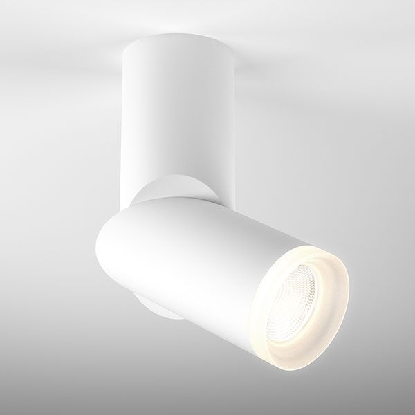 Накладной светодиодный светильник DLR036 12W 4200K белый матовый