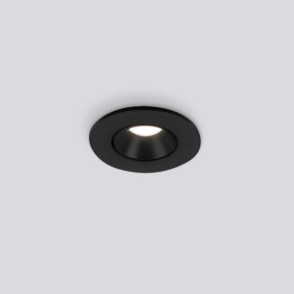 Встраиваемый точечный светодиодный светильник 25025/LED 3W 4200K BK черный
