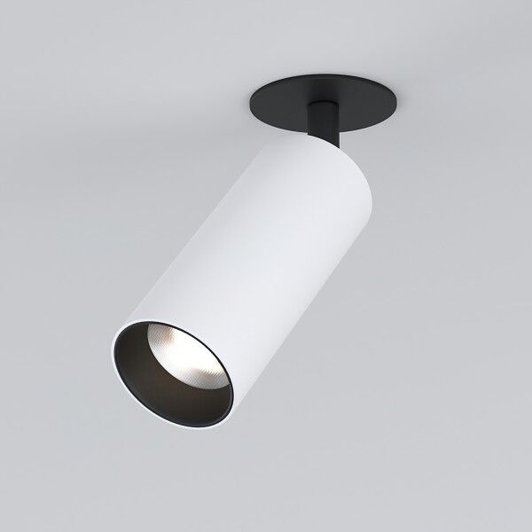 Встраиваемый светодиодный светильник Diffe 25052/LED 10W 4200K белый/чёрный