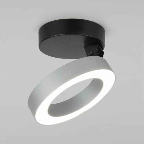 Накладной светодиодный светильник Spila серебро 12W 4200К 25105/LED