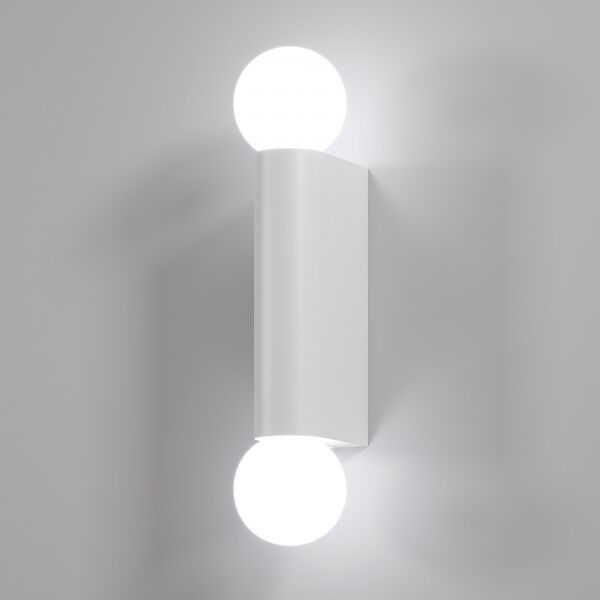 Настенный светильник со стеклянными плафонами Lily IP54 MRL 1029 белый