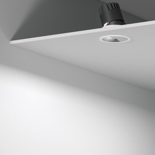 Потолочный светодиодный светильник Inline 10W 4000K белый/хром 25090/LED