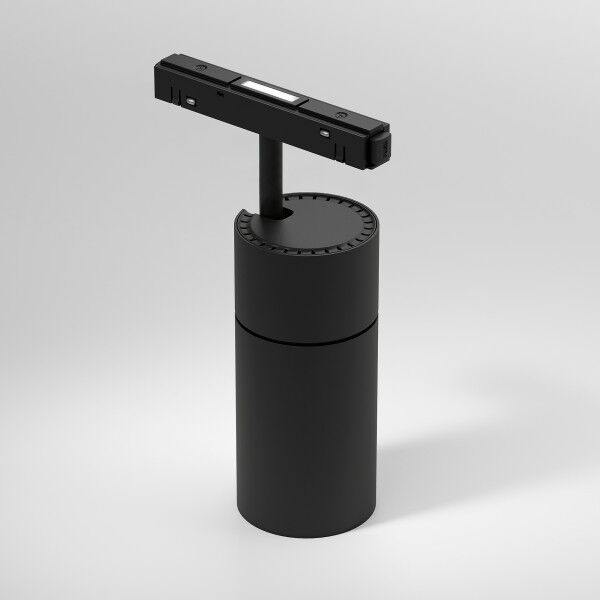Slim Magnetic R01 Трековый поворотный светильник 6W 3000K черный 85011/01