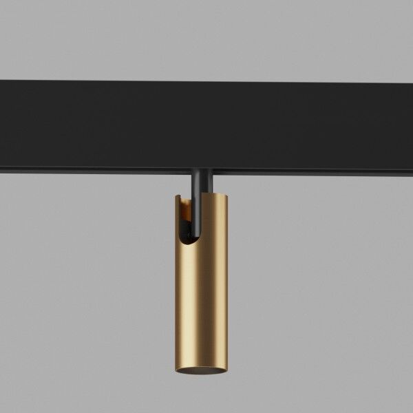 Slim Magnetic Трековый поворотный светильник 7W 4200K Cubo латунь 85035/01