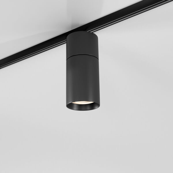 Slim Magnetic Трековый поворотный светильник R01 6W 4200K черный 85011/01