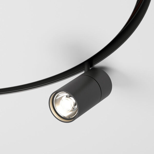 Slim Magnetic Трековый светильник для радиусного шинопровода 20W 4200K Comfi чёрный Ø 800мм 85187/01