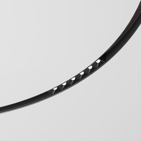 Slim Magnetic Трековый светильник для радиусного шинопровода 6W 4200K Intenso чёрный Ø 1200мм 85185/01