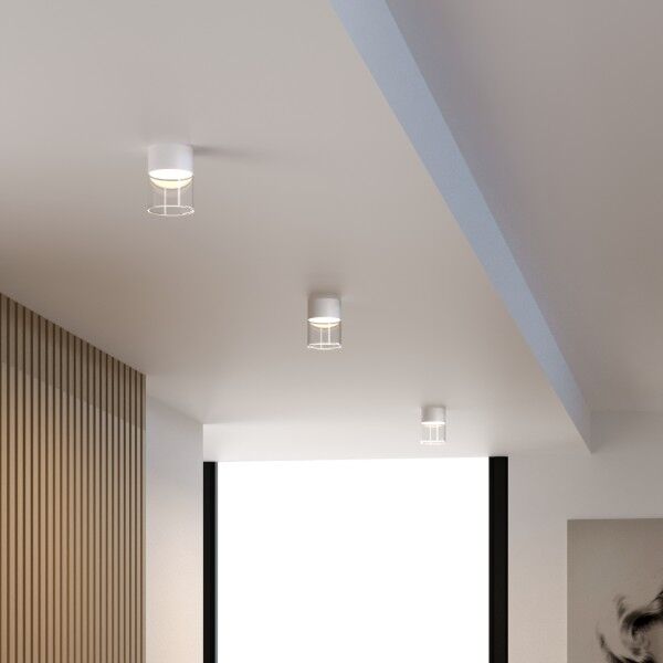 Светильник потолочный светодиодный 10W 4000К белый/прозрачный 25047/LED
