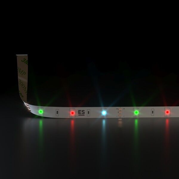 Светодиодная лента Лента светодиодная 12V 7,2W 30Led 5050 IP20 RGB, 5м
