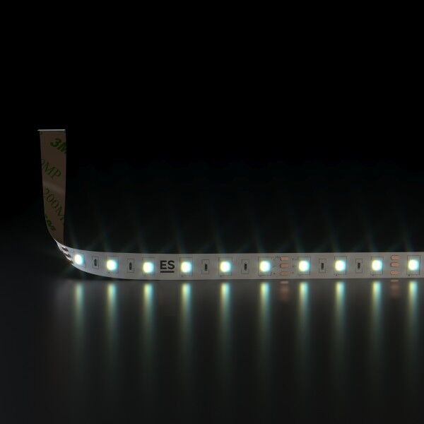 Светодиодная лента Лента светодиодная 24V 10W 60LED 5050 IP20 MIX теплый белый/холодный белый, 5м
