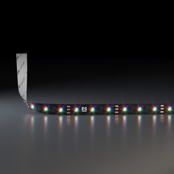 Светодиодная лента Лента светодиодная 24V 14,4W 60Led 5050 IP20 RGB, Black, 5м