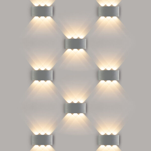 Пылевлагозащи<wbr>щенный светодиодный светильник Twinky Trio серый IP54 1551 Techno LED серый