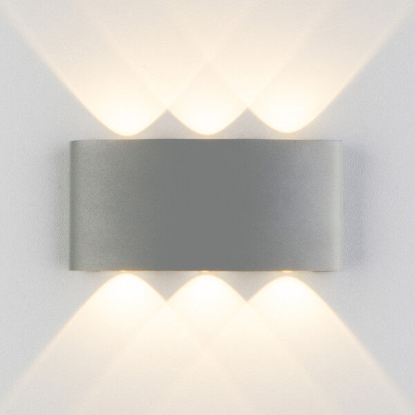 Пылевлагозащи<wbr>щенный светодиодный светильник Twinky Trio серый IP54 1551 Techno LED серый