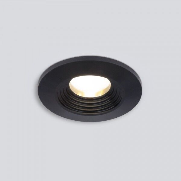 Встраиваемый светодиодный светильник LED 3W 3000K черный 9903 LED