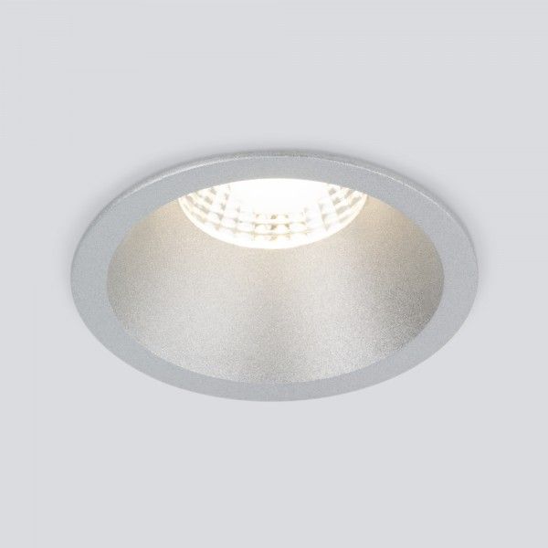 Встраиваемый светодиодный светильник Lin 7W 4200K серебро 15266/LED