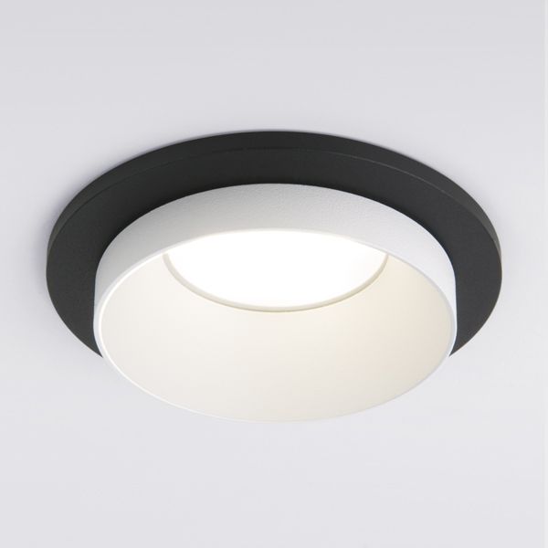 Встраиваемый точечный светильник 114 MR16 белый/черный