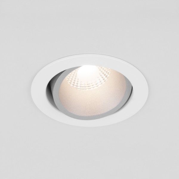 Встраиваемый точечный светодиодный светильник 15267/LED 7W 4200K белый/серебро